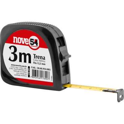 TRENA DE AÇO 3 METROS X 12,5MM HOBBY NOVE54