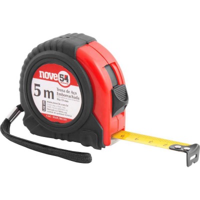 TRENA DE AÇO EMBORRACHADA 5 METROS X 19MM NOVE54