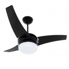 VENTILADOR DE TETO VENTISOL DIAMOND PRETO PAS EM MDF 127V