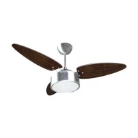 VENTILADOR TETO FHARO VENTISOL ALUMÍNIO TABACO ALUMINIO 127V